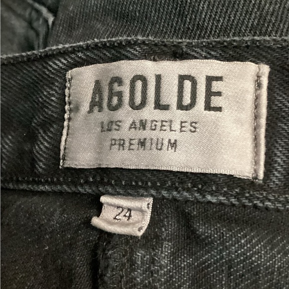 raw-cut hem denim skirt - Picture 7 of 8